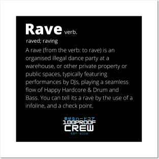 Real Definition of Rave Posters and Art